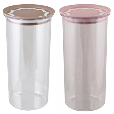 Банка для сыпучих продуктов 1,4л. с вакуум. крышкой (то)