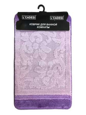 Коврик из полипропилена  HIGH MONO 50*80см,  лиловой LIZA
