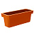 Кашпо LOFT прямоугольное 50л OLA DOM (терракот)