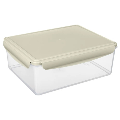 Контейнер для холодильника и СВЧ "SMART LOCK" 5,4л светло-серый (то)