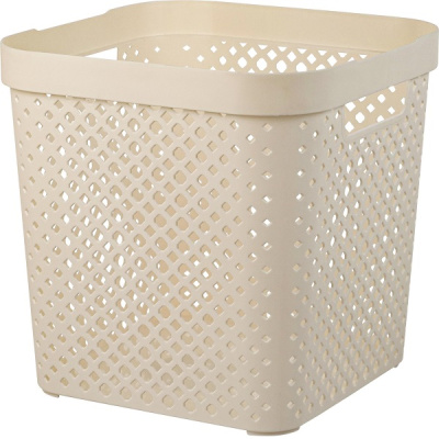 Корзинка STOCKHOLM 310х310х297мм 20л молочный туман (то)