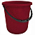 Ведро 12 л Rock'n'Roll бордо