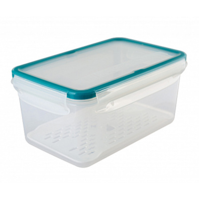 Контейнер для СВЧ 1,5л "ЭКСТРА ЛОК" M с сеткой (хвоя) (то)