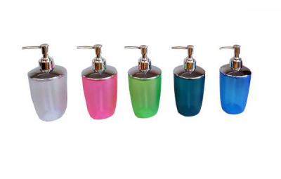 Дозатор для жидкого мыла 330мл ИНДИГО (16*6см)