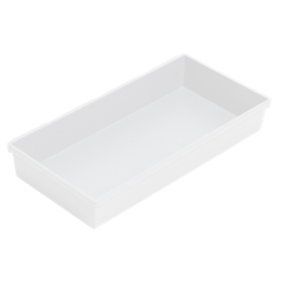 Лоток для хранения широкий 320х160х50мм (белый) (то)