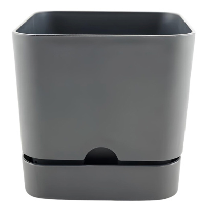 Горшок "Квадрат" Гранд, D25,5, 12,6л, серый-муссон 
