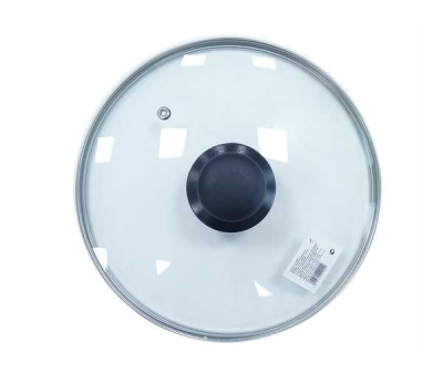 Крышка стеклянная с ручкой d24см