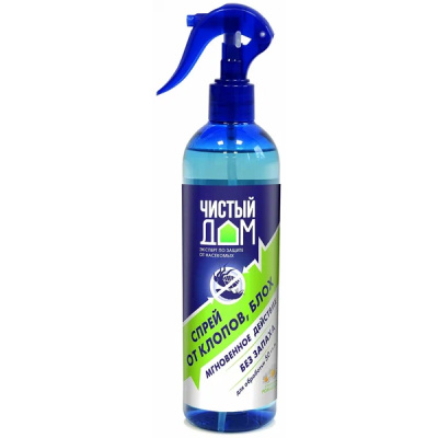 Инсектицид Чистый дом® от клопов и блох спрей 400мл