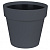 Горшок Протея 16,6л с черной вкладкой Антрацит