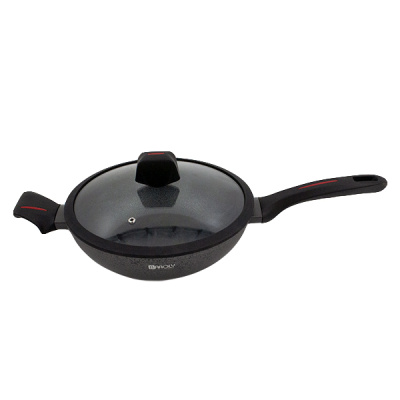 Сковорода 26см глубокая со стеклянной крышкой (серия DOLCE VITA)