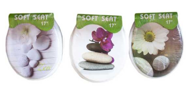 Сиденье для унитаза мягкое ЛЮКС (пышное)