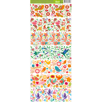 Пасхальная дек.т/у плёнка "Птичий переполох" 7 фрагментов 8*50шт.