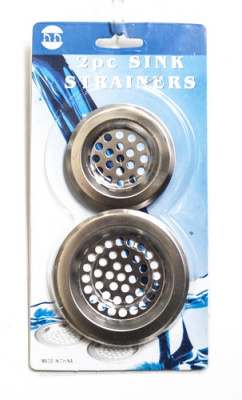 Ситечко в раковину металл 2 шт (6 и 7,5см)