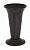 Ваза для цветов под срезку (D130х130х320 мм) (чёрный)(то)