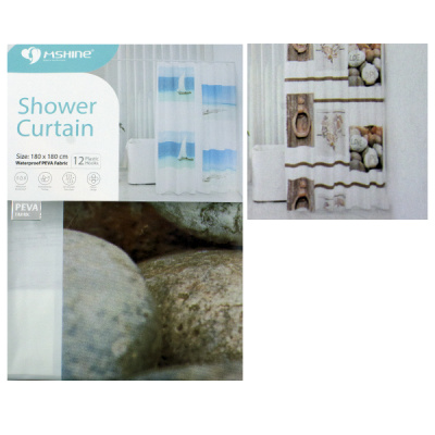 Штора для ванной комнаты 180*180см EVA