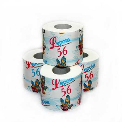 Туал. бумага "Лепота 56", белая, в амбалаже, 1сл.100 гр.