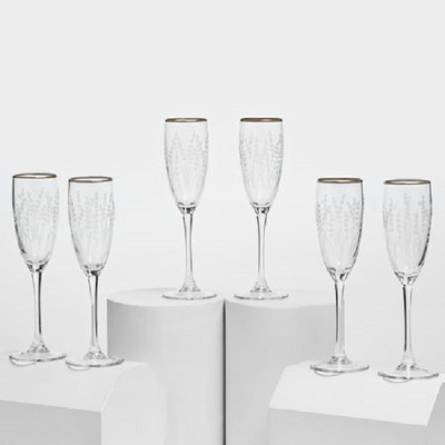 Набор бокалов 170мл. 6шт. арт.1780-ГЗ6 "Лаванда" 