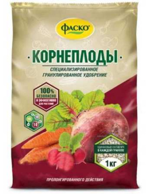 Удобрение сухое Фаско 5М  минеральное для Корнеплодов гранулированное 1 кг