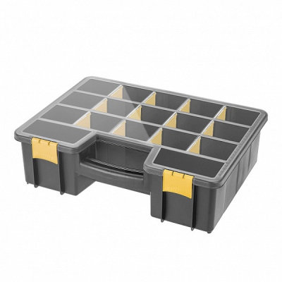 Органайзер "WORKER" 16", 390х295х110мм (Серый)(то)