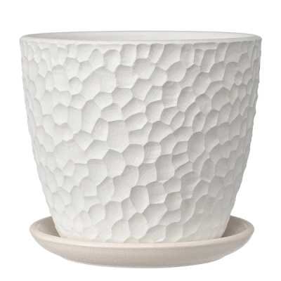 Горшок бутон Манго бел.N3 d17см