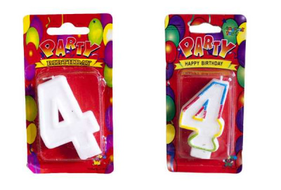 Свеча-цифра в торт 4