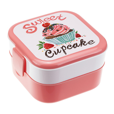 Контейнер для обеда 0,4+0,4л (то)