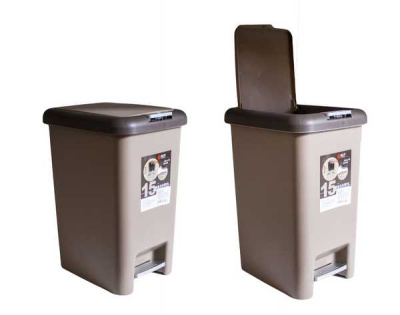 Контейнер для мусора 15л, с педалью