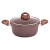 Кастрюля а/пр литая 3,0л стекл/кр коричн Престиж ТМ Традиция