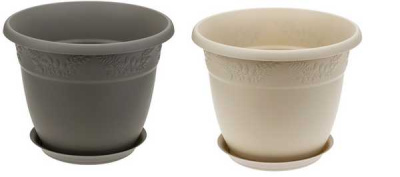 Кашпо РЯБИНА с поддоном D160 мм 1,4л