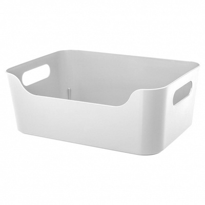 Корзинка универсальная "SCANDI", 270х190х105мм, 4,6л (белый) (то)