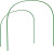 Дуга для парника 2,5м черная (комплект 6дуг)