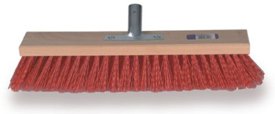 Щетка промышленная 40см (деревянная), ворс 7см, метал.крепеж