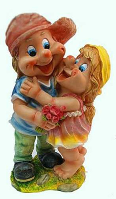 Саша и Наташа с цветком АФ0276