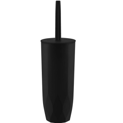 Комплект WC (ершик+подставка) Keeplex Light черный лотос (то)