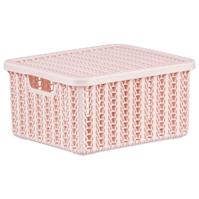 Коробка ВЯЗАНИЕ 1,5л с крышкой (то)