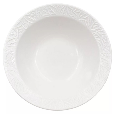 Миска 300мл рельефная Листочек "Белье"