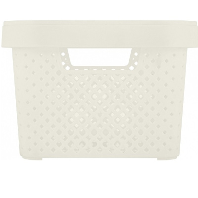 Корзинка STOCKHOLM 360х275х205мм 15л молочный туман (то)