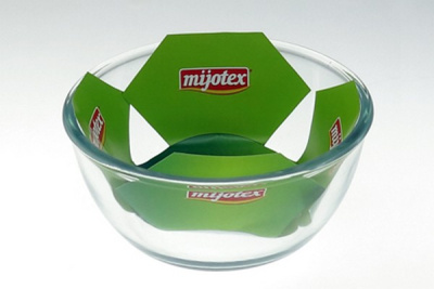 Форма стекл. круглая 16*8см/1,0л 