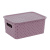 Корзинка "Береста" 3л 235х173х105мм с крышкой (сирень) (то)