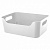 Корзинка универсальная "SCANDI", 270х190х105мм, 4,6л (белый) (то)