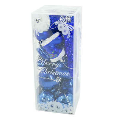 Шарики елочные + украшения елочные набор 21шт 