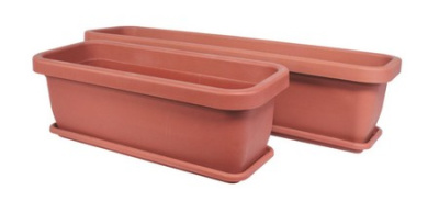 Ящик для цветов с поддоном (360х150х125) (то)