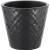 Горшок для цветов Manhattan D125мм, 1л c дренажной вставкой оникс (то)