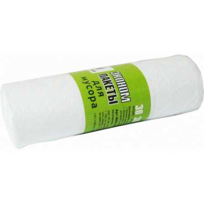 Пакеты д/мусора "ЭКОНОМ"  6 мкр 30 л. 30 шт.  (35)