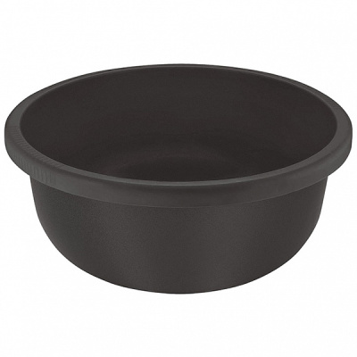 Таз круглый 9,5л Rock'n'Roll  антрацит (то)