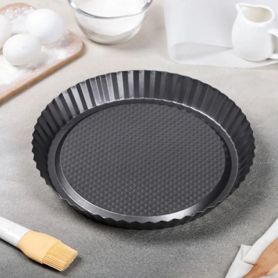 Форма для выпечки металлическая Ø-28см