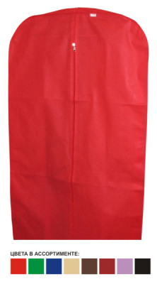 Чехол для одежды на молнии, 65х100см, плотный