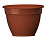 Горшок "Антик", D25, с поддоном 4.9л терракотовый (то)