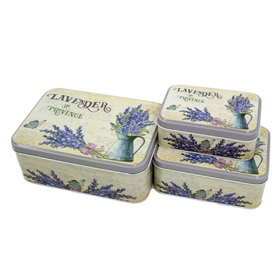 Набор банок для сыпучих продуктов 3шт (12*9*4см / 15*10*6см / 19*13*7см)