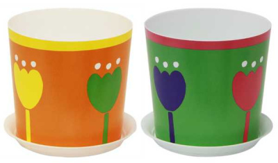 Кашпо ДЕКО D160мм 2,4л с подставкой